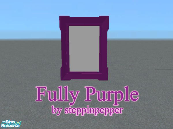 Sims 2 — Fully Purple Dorm - Mirror by steppinpepper — Part of Fuly Purple Dorm set