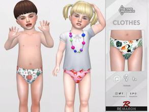 Sims 4 — Diapers for Toddler 01 by remaron — Diapers for Toddler in The Sims 4 ReMaron_T_Diapers01 -06 Swatches available