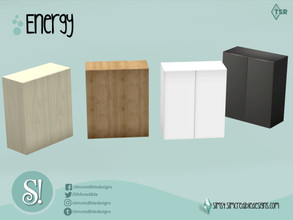 Sims 4 — Energy Cabinet Doors by SIMcredible! — by SIMcredibledesigns.com available at TSR 4 colors variations