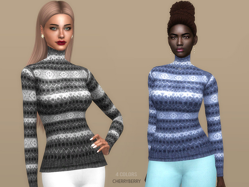 Sims 4 The Sims Resource | Suzy - Fall Sweater by TSR Creator