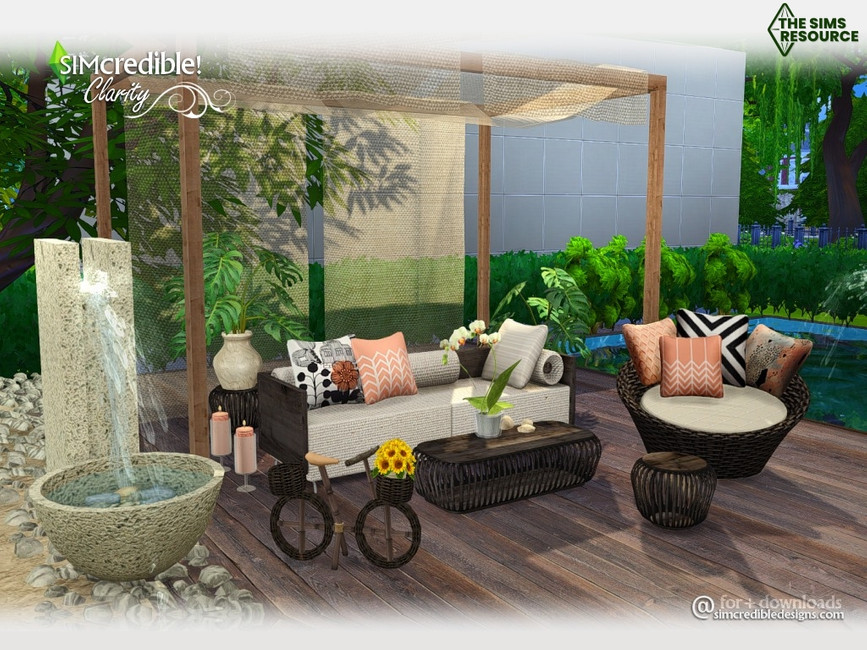 The Sims Resource Clarity Rounded Fountain