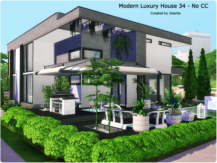 The Sims Resource | Modern Luxury House 34 - No CC