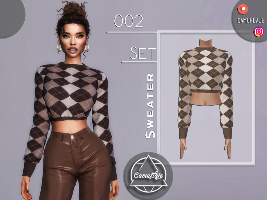 The Sims Resource - SET 002 - Sweater