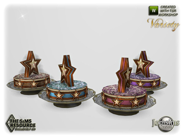 Sims 4 — Cakes Variety star cake by jomsims — Cakes Variety star cake