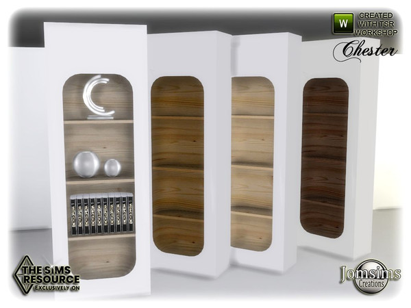 Sims 4 — Chester living room deco furniture wall by jomsims — Chester living room deco furniture wall