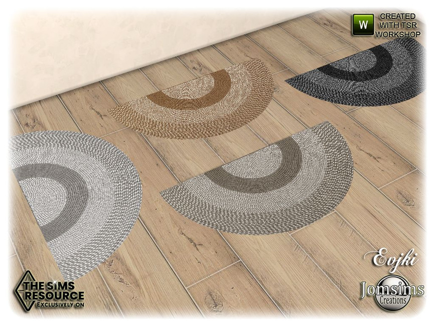 The Sims Resource Evjki bathroom round rug