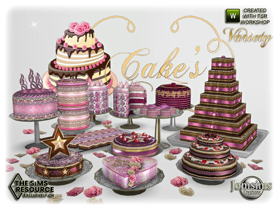The Sims Resource - Cakes Variety
