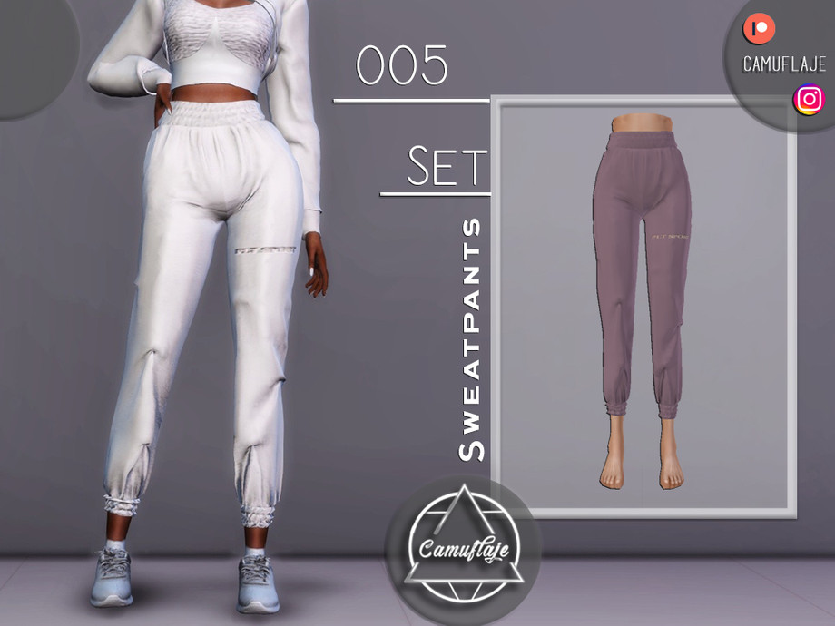 The Sims Resource - SET 005 - Sweatpants