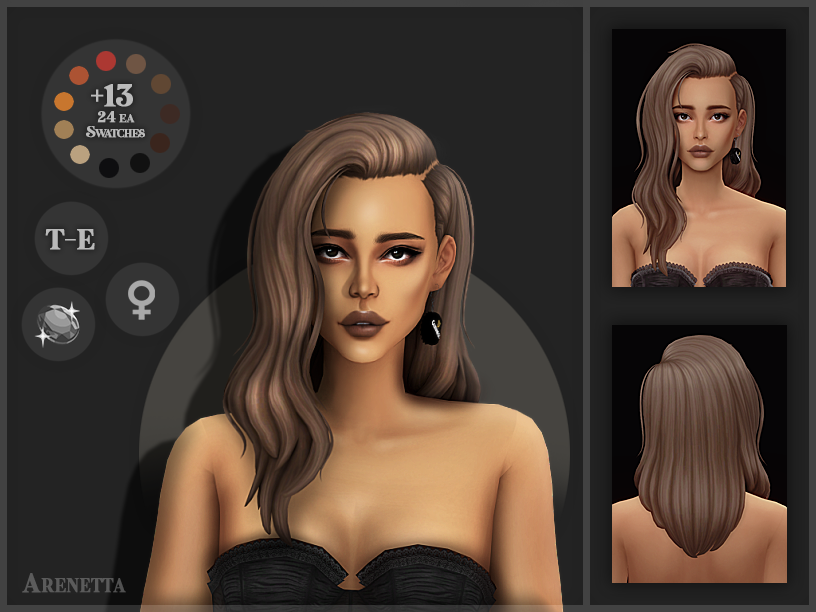 The Sims Resource - Jade Hair