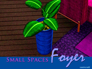 Sims 3 — Small Spaces Foyer Plant by Cashcraft — A durable rubber plant for the home. Created by Cashcraft for TSR.