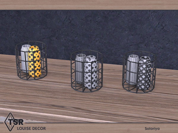 Sims 4 — Louise Decor. Vases by soloriya — Decorative vases. Part of Louise Decor set. 4 color variations. Category: