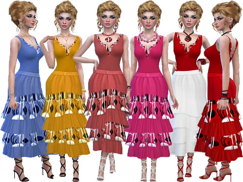 Sims 4 The Sims Resource | Trendy ruffle skirt by TSR Creator