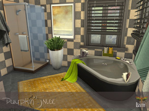 Sims 4 — Pumpkin Purple - Bath by fredbrenny — Pumpkin Nude (as in the color of course) would be a more appropriate name