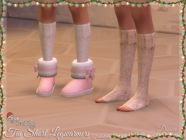 The Sims Resource - TSR Christmas 2021 - Tia Short Legwarmers