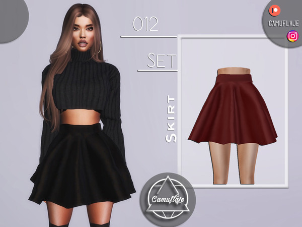 The Sims Resource - SET 012 - Skirt