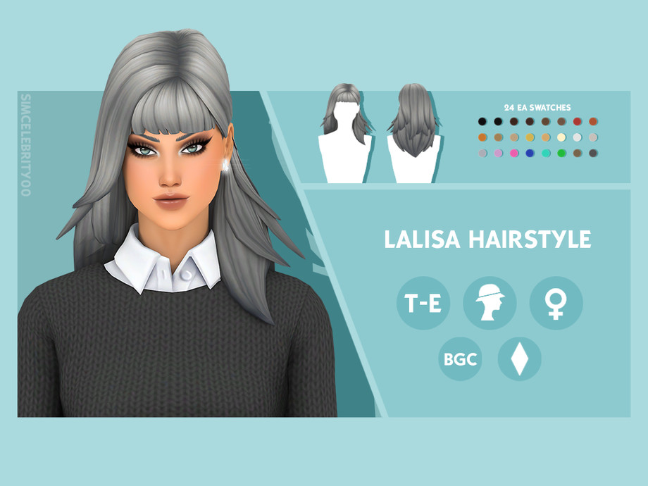 The Sims Resource - LaLisa Hairstyle