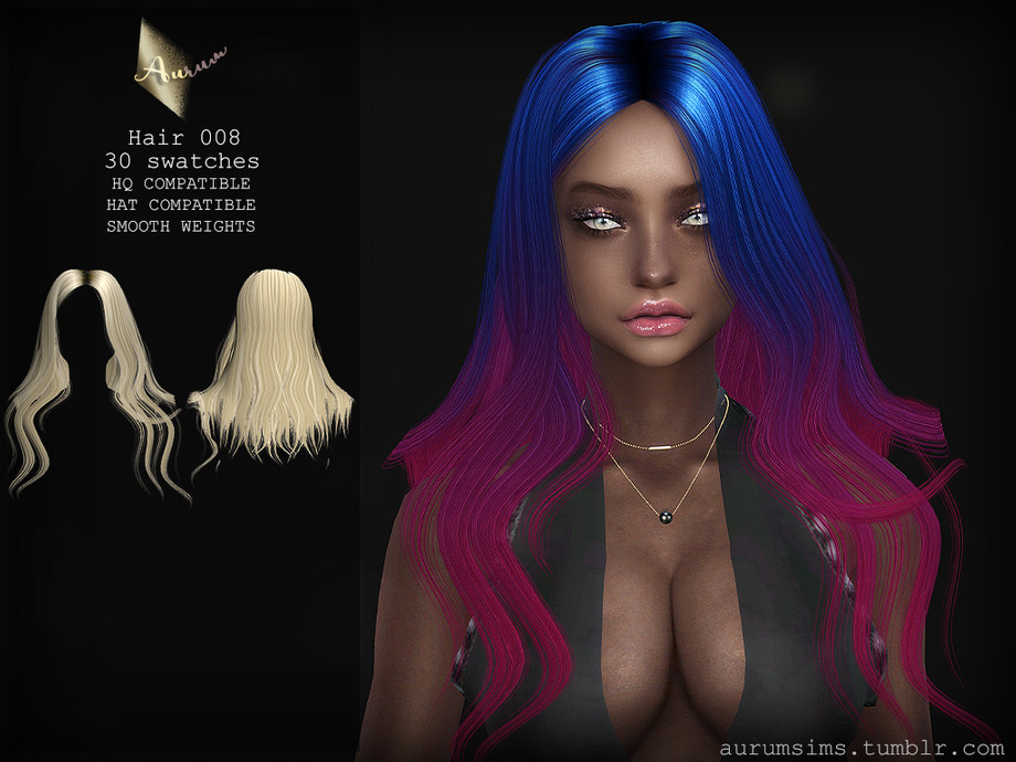 The Sims Resource - Hairstyle 008