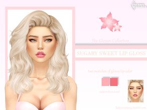 Sims 4 — Sugary Sweet Lip Gloss  by LadySimmer94 — PLEASE READ CREATOR NOTES BEFORE COMMENTING BGC 2 swatches Custom