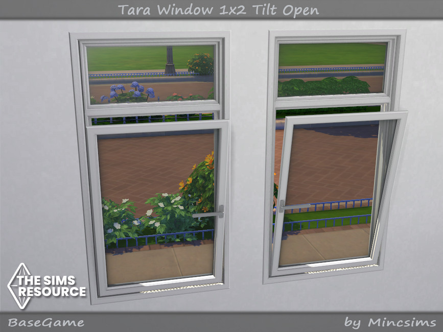 The Sims Resource Tara Window 1x2 Tilt Open Right