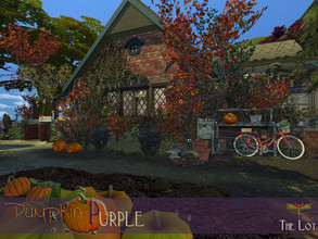Sims 4 — Pumpkin Purple Cottage by fredbrenny — Here we are at the end of autumn and with most of the crops harvested.