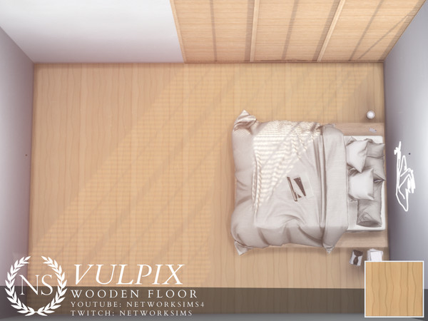 Sims 4 — Vulpix Wooden Floor by networksims — A simple, modern wooden floor.