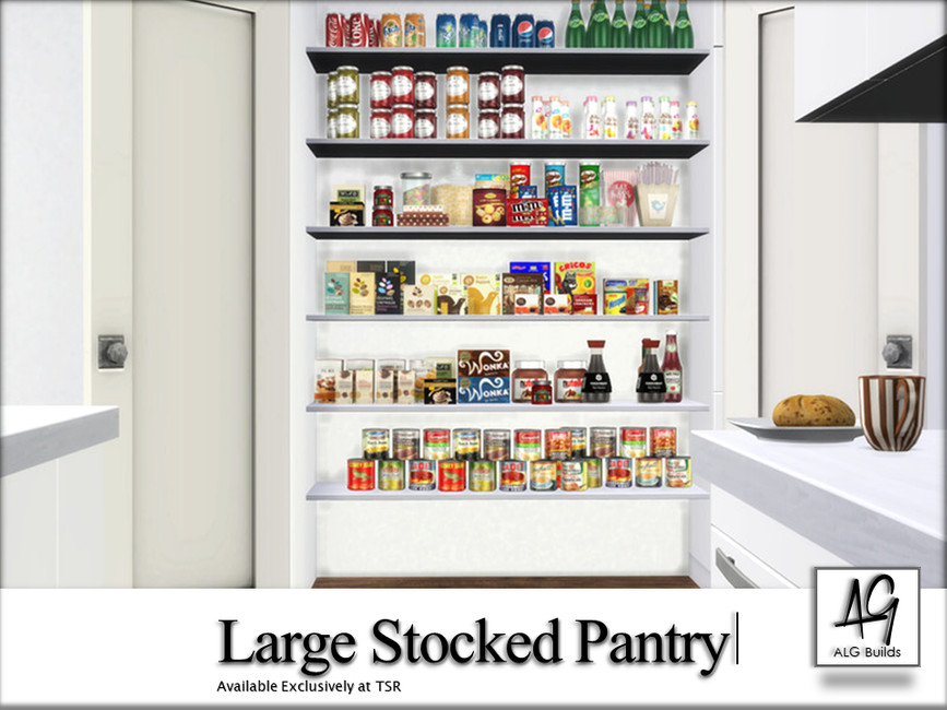 The Sims Resource Large Stocked Pantry