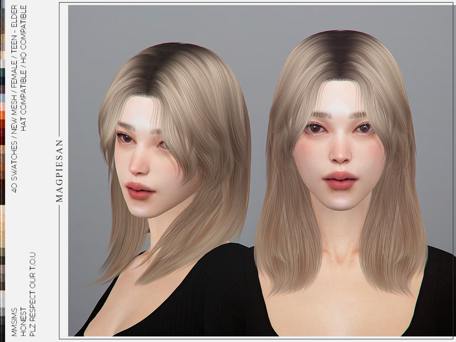 The Sims Resource - Honest Hair