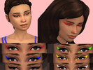 Sims 4 — jamcookie eyeliner by jamcookie — credit to saurin for the skin in the image
