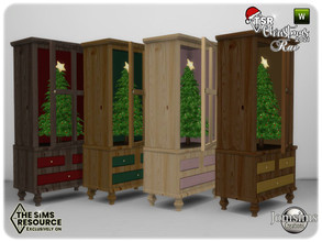 Sims 4 — TSR 2021 Christmas Collection country rae dresser by jomsims — TSR 2021 Christmas Collection country rae dresser