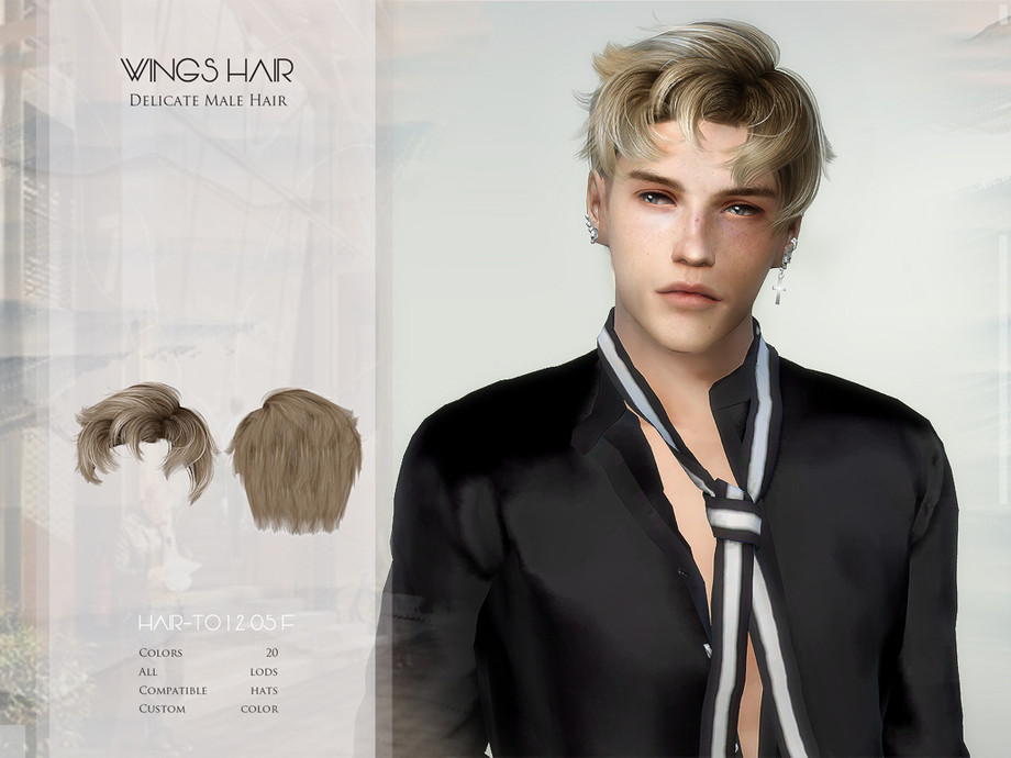 Sims 4 Cc Male Hair Wings