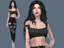Sims 4 — Amira Galila by Grayzcale — This item uses custom content and sliders.