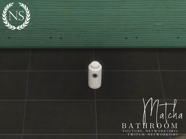 Sims 4 — Matcha Bathroom - Bottle I by networksims — A generic bathroom product bottle.