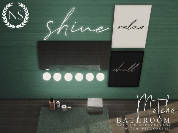 The Sims Resource - Matcha Bathroom - Deco