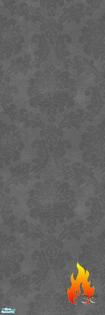 Sims 2 — Gray Damask Wall by scfiregirl25 — There are 10 walls in this set.