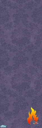 Sims 2 — Blue Damask Wall by scfiregirl25 — There are 10 walls in this set.