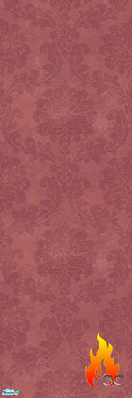 Sims 2 — Rose Damask Wall by scfiregirl25 — There are 10 walls in this set.