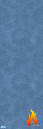 Sims 2 — Light Blue Damask Wall by scfiregirl25 — There are 10 walls in this set.