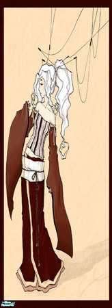 Sims 2 — Wood Girl Design Wall by Miyu-Tenshi — Here is an awesome design wall for the sims 2. It is beautiful as a