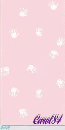 Sims 2 — Baby Hand Print Wallpapers - Individual  by carol84 — Baby Hand Print wallpapers in Misty Rose. Enjoy!