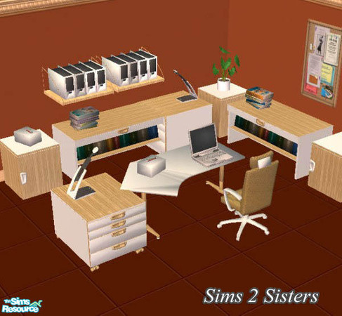 Sims 2 — S2S Study recolor 1 by TSR Archive — 