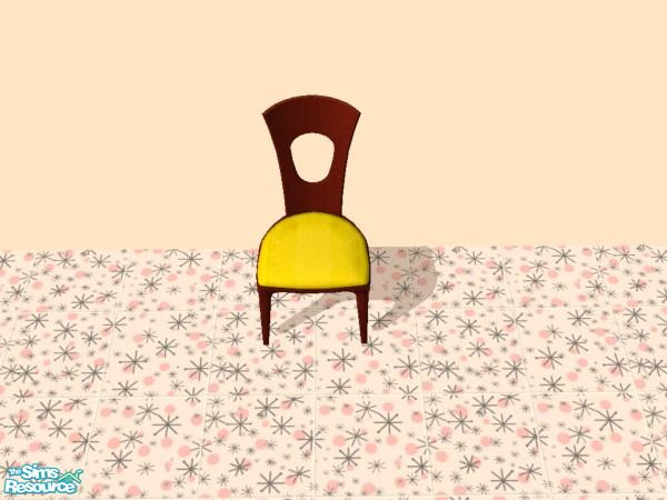 Sims 2 — GL Contorto Dining Chair - Pina Colada by dddrake — Pina Colada