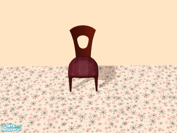 Sims 2 — GL Contorto Dining Chair - Crimsonia by dddrake — Crimsonia