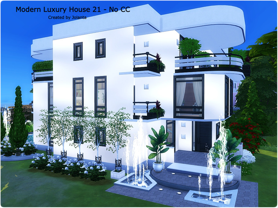 The Sims Resource | Modern Luxury House 21 - No CC