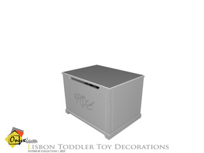 Sims 4 — Lisbon Toy Box by Onyxium — Onyxium@TSR Design Workshop Toddler Bedroom Collection | Belong To The 2021 Year