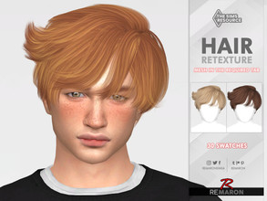 Sims 4 — TO0809 Hair Retexture Mesh Needed by remaron — Hair retexture for females and males in The Sims 4 PLEASE READ
