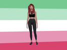 Sims 4 — Abrosexual Pride Flag CAS Background by BribedParrot — Abrosexual Pride Flag CAS Background For all people whose