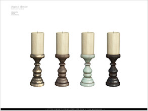 Sims 4 — Agata decor - candle v02 by Severinka_ — Candle v02 From the set 'Agata livingroom decor' Build / Buy category:
