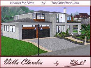 Sims 3 — Villa Claudia by ella47 — Villa Claudia Is a nice home for your Sims Hallway, Living, Kitchen, Dining. Beautiful