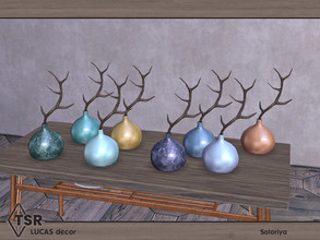 Sims 4 — Lucas Decor. Branch by soloriya — Branch in a vase. Part of Lucas Decor set. 8 color variations. Category: