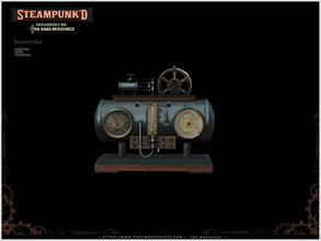 Sims 4 — Steampunked - smart device by Severinka_ — Steam engine (functional smart device) From the set 'Steampunked Pt.I